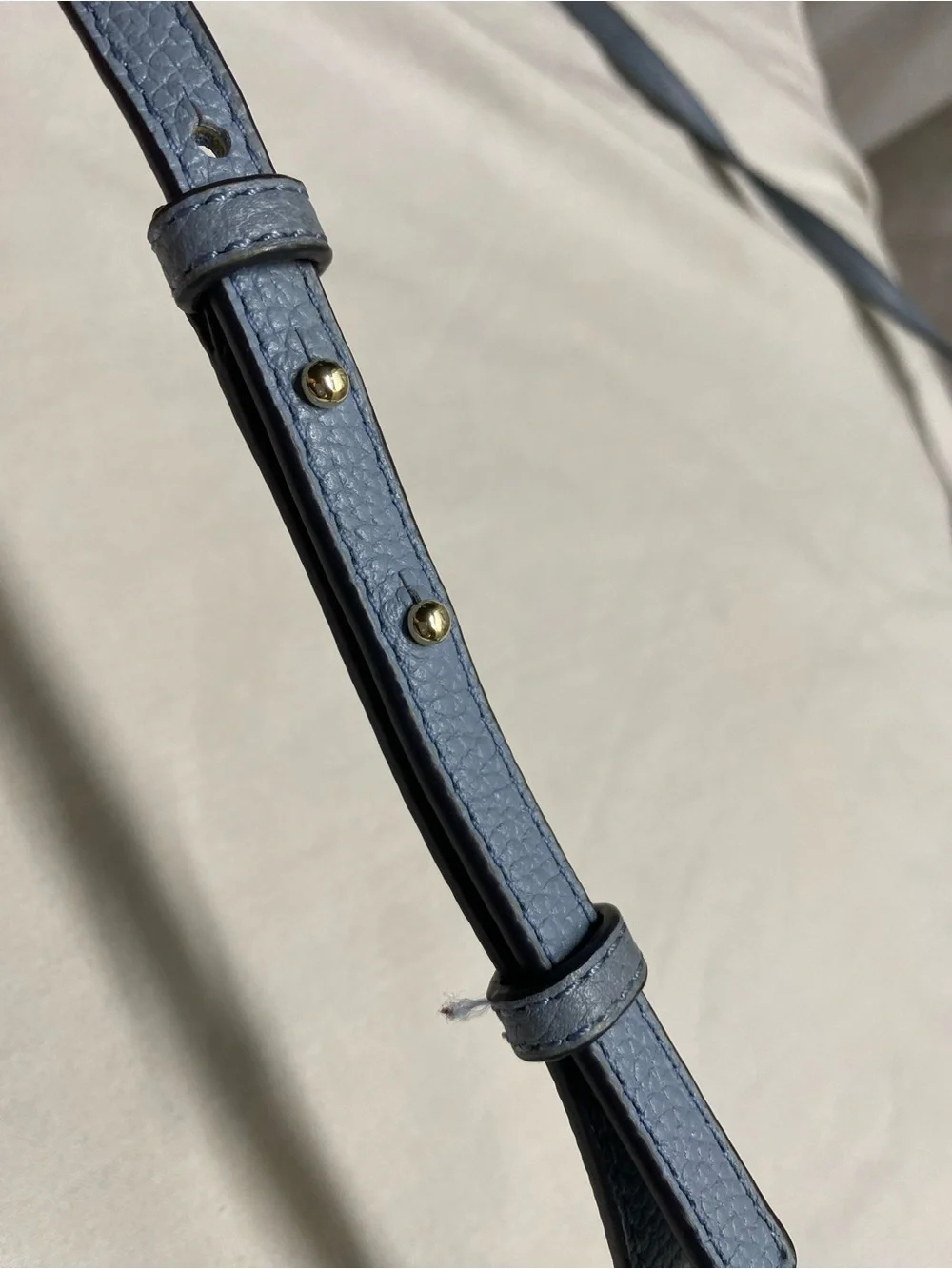 MK Mott Convertible Leather Wallet Crossbody Clutch - Chambray Blue